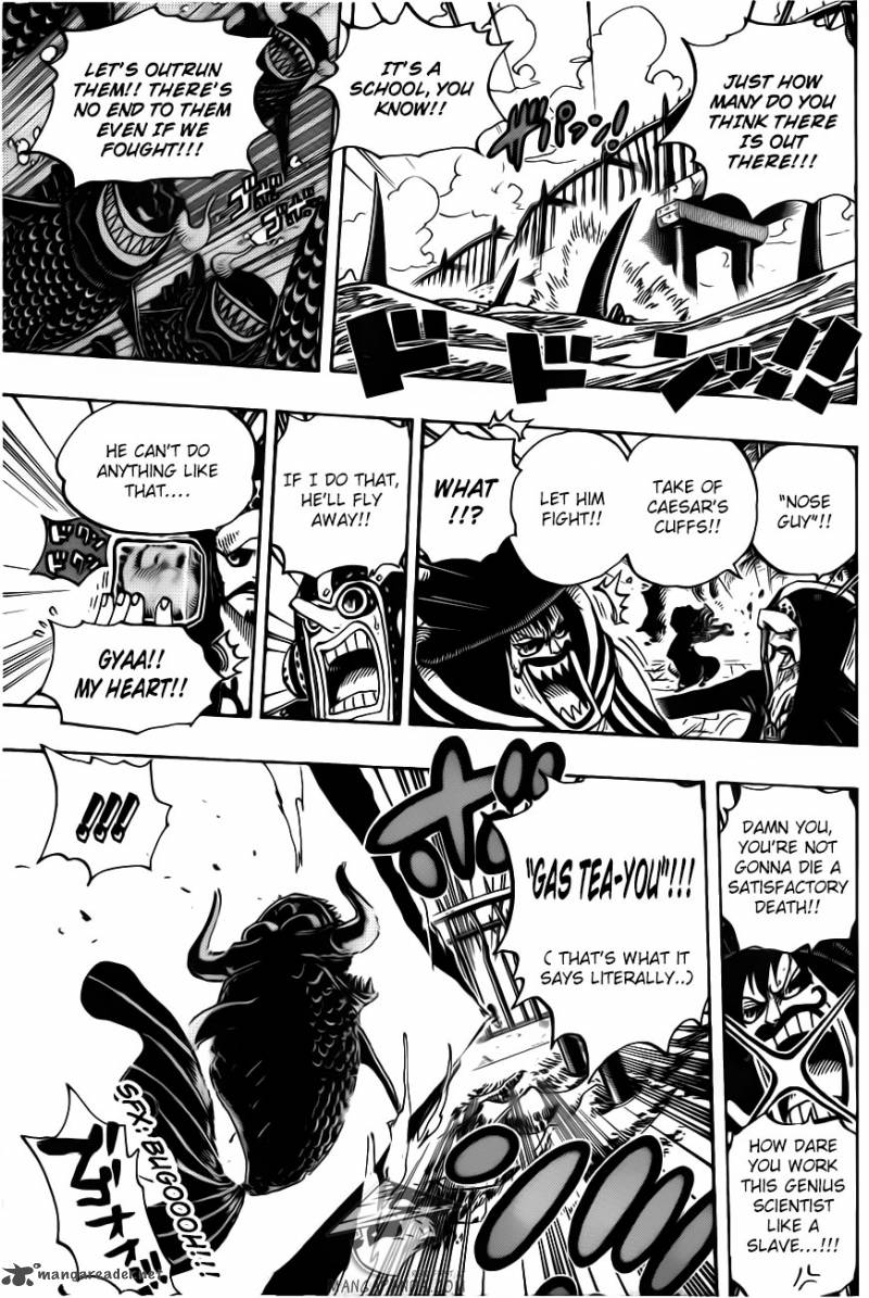 One Piece Chapter 710 — page 7