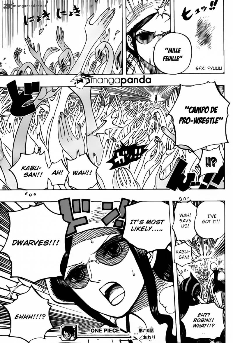 One Piece Chapter 710 — page 18