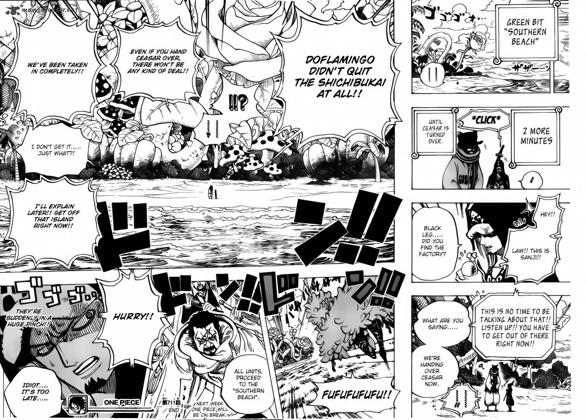One Piece Chapter 711 — page 19