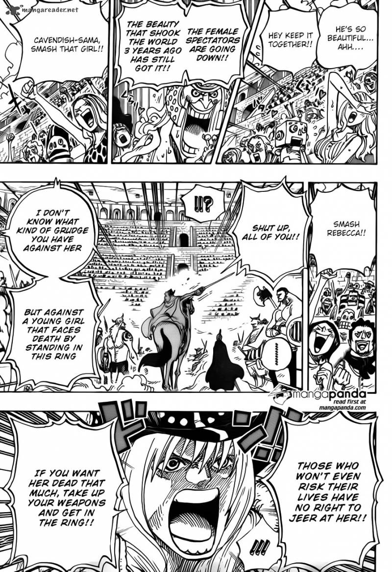 One Piece Chapter 722 — page 7