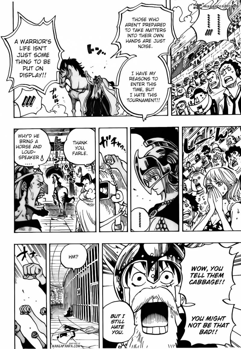 One Piece Chapter 722 — page 8