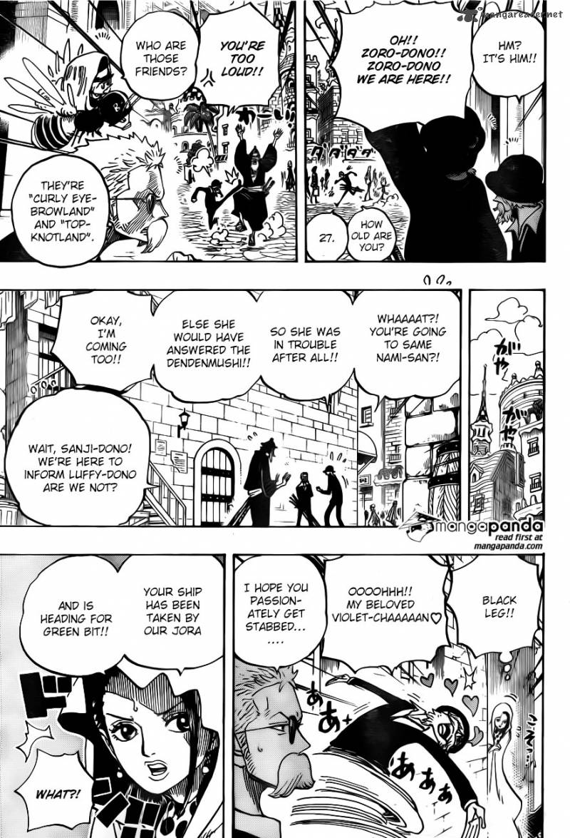 One Piece Chapter 722 — page 14