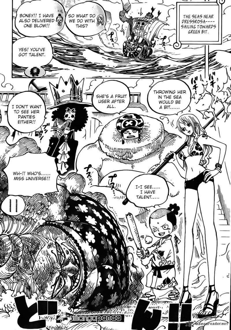 One Piece Chapter 723 — page 10