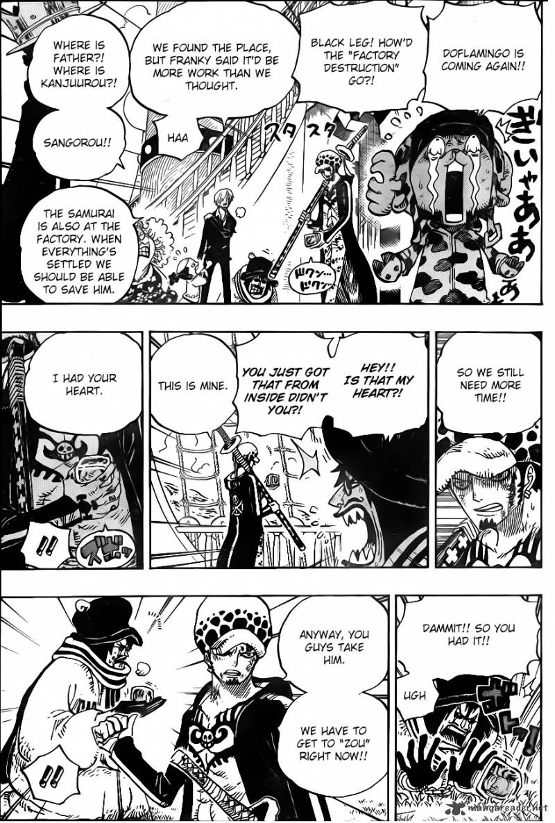 One Piece Chapter 724 — page 11