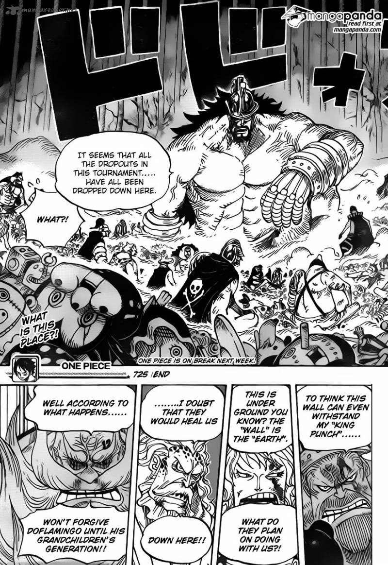 One Piece Chapter 725 — page 18