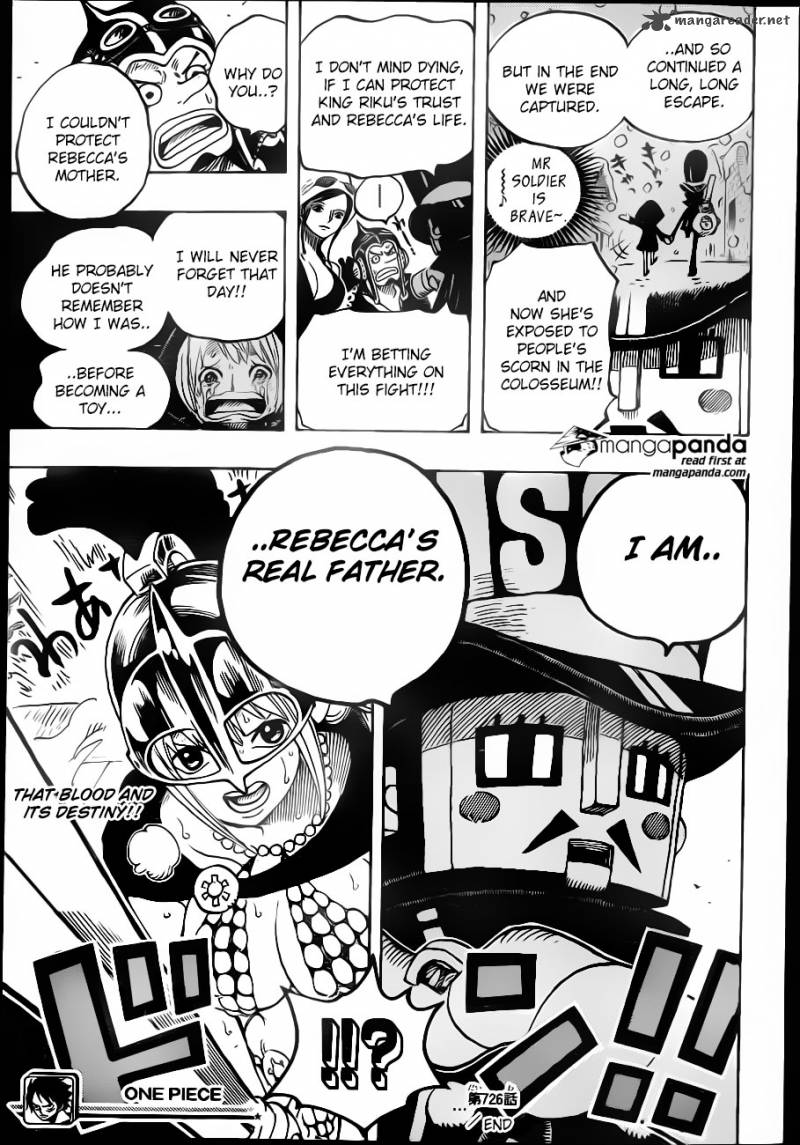 One Piece Chapter 726 — page 19