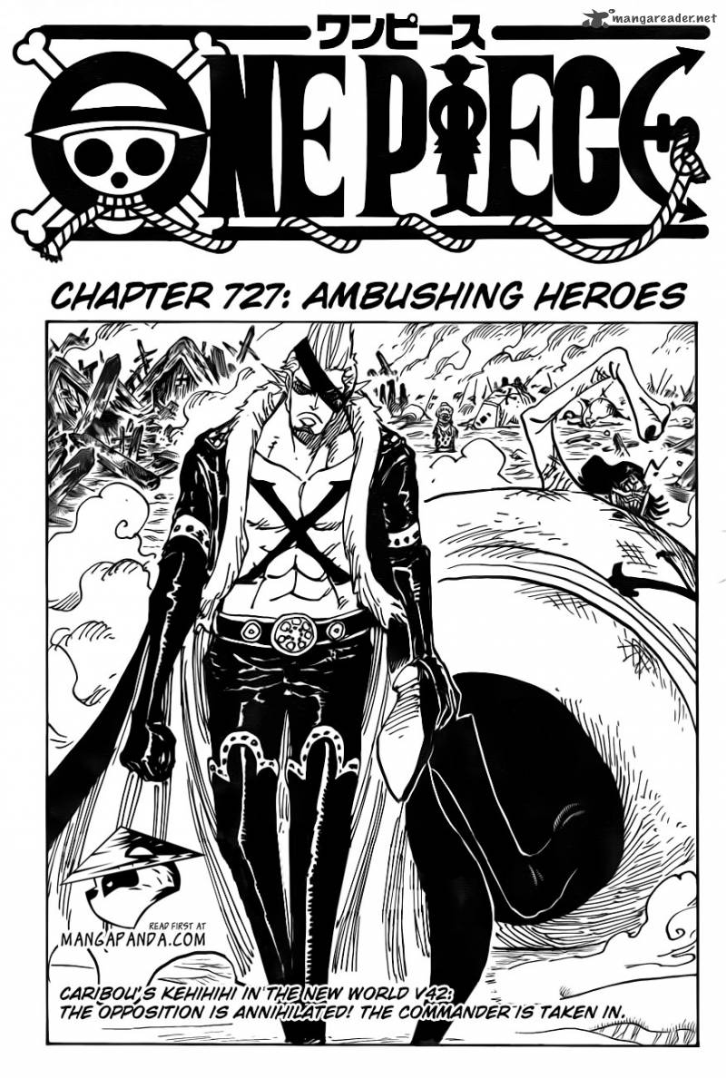 One Piece Chapter 727 — page 3