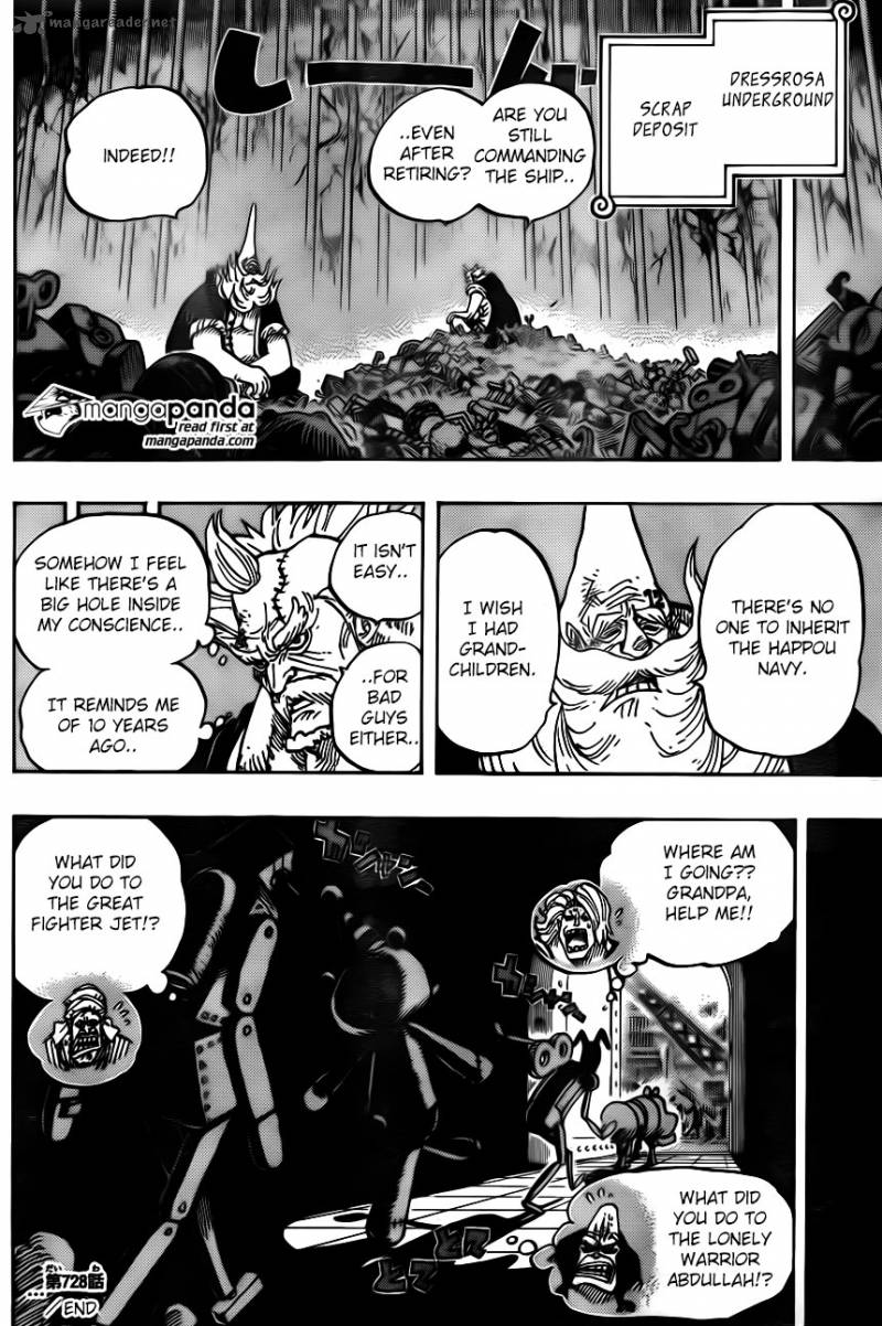 One Piece Chapter 728 — page 18