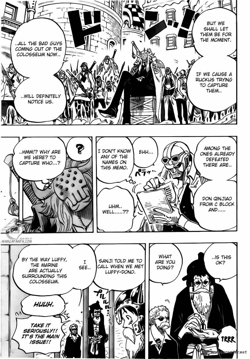 One Piece Chapter 729 — page 11