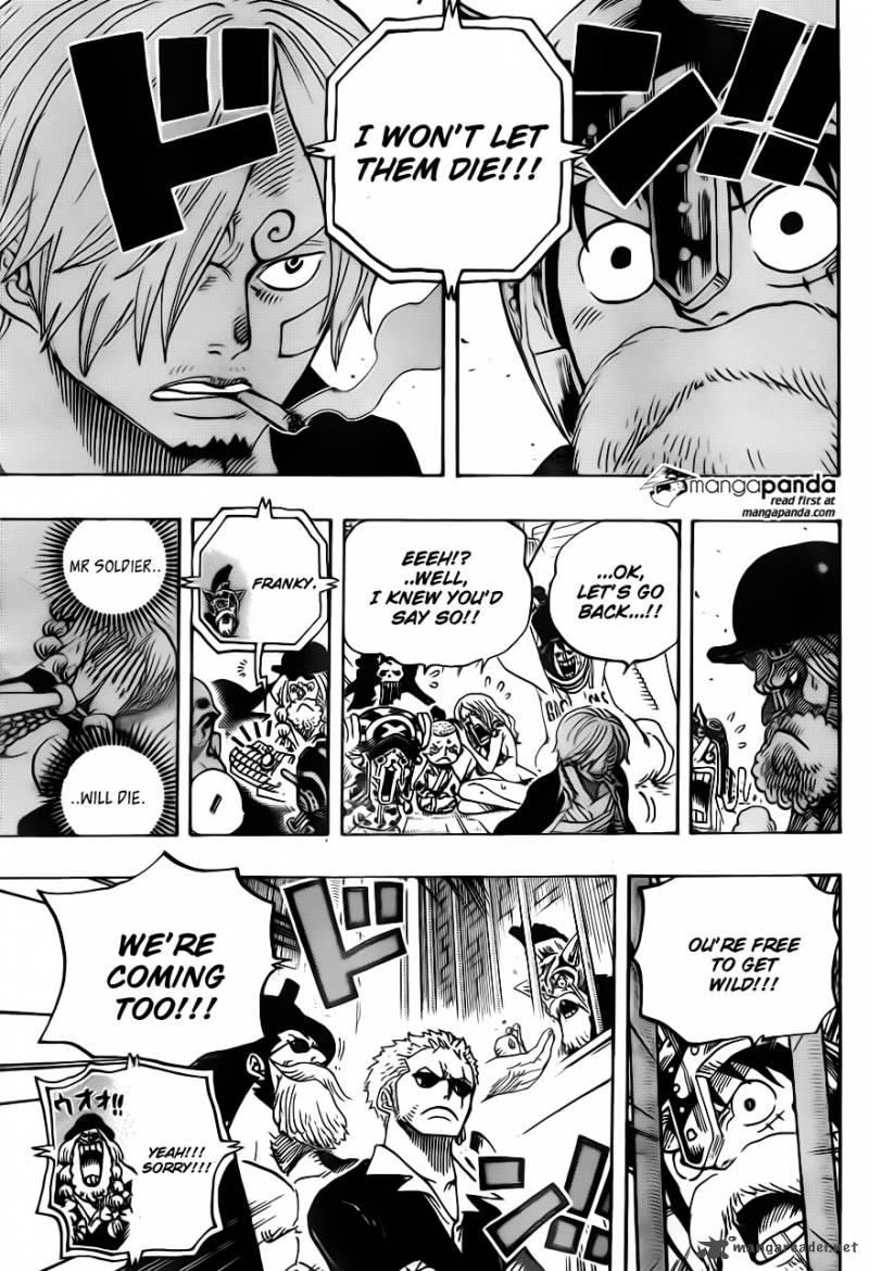 One Piece Chapter 729 — page 15