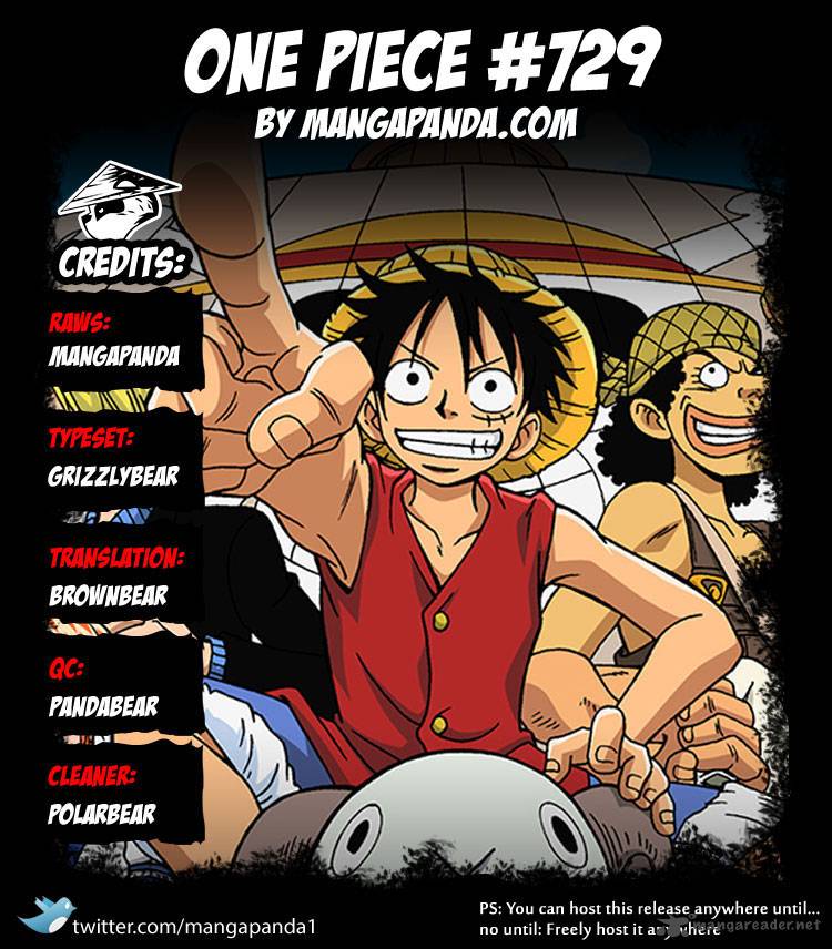 One Piece Chapter 729 — page 19