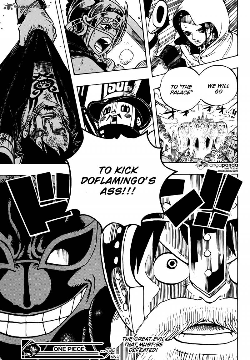 One Piece Chapter 730 — page 19