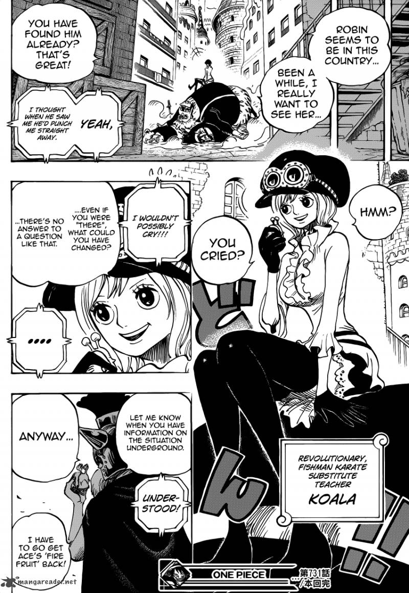 One Piece Chapter 731 — page 18