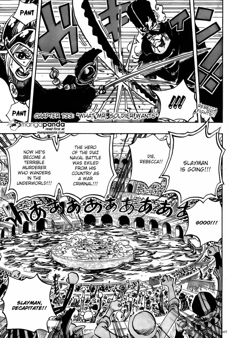 One Piece Chapter 733 — page 2