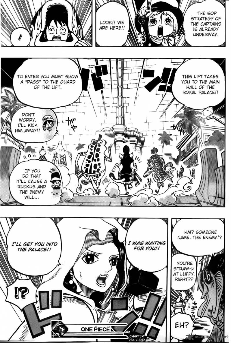 One Piece Chapter 734 — page 20