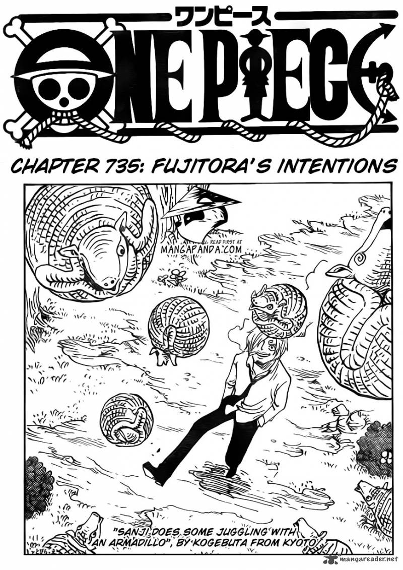 One Piece Chapter 735 — page 2