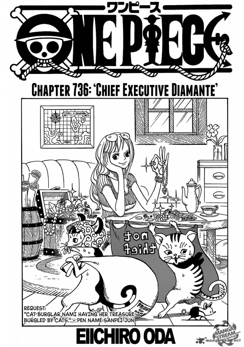 One Piece Chapter 736 — page 1