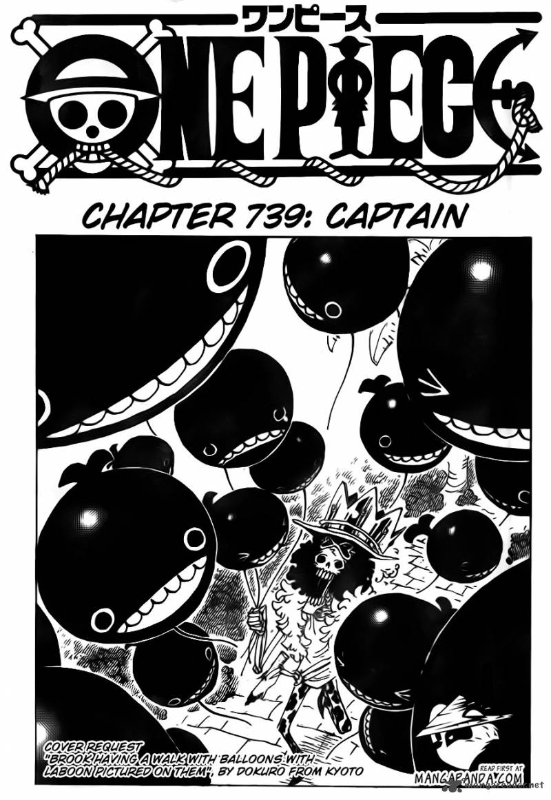 One Piece Chapter 739 — page 3