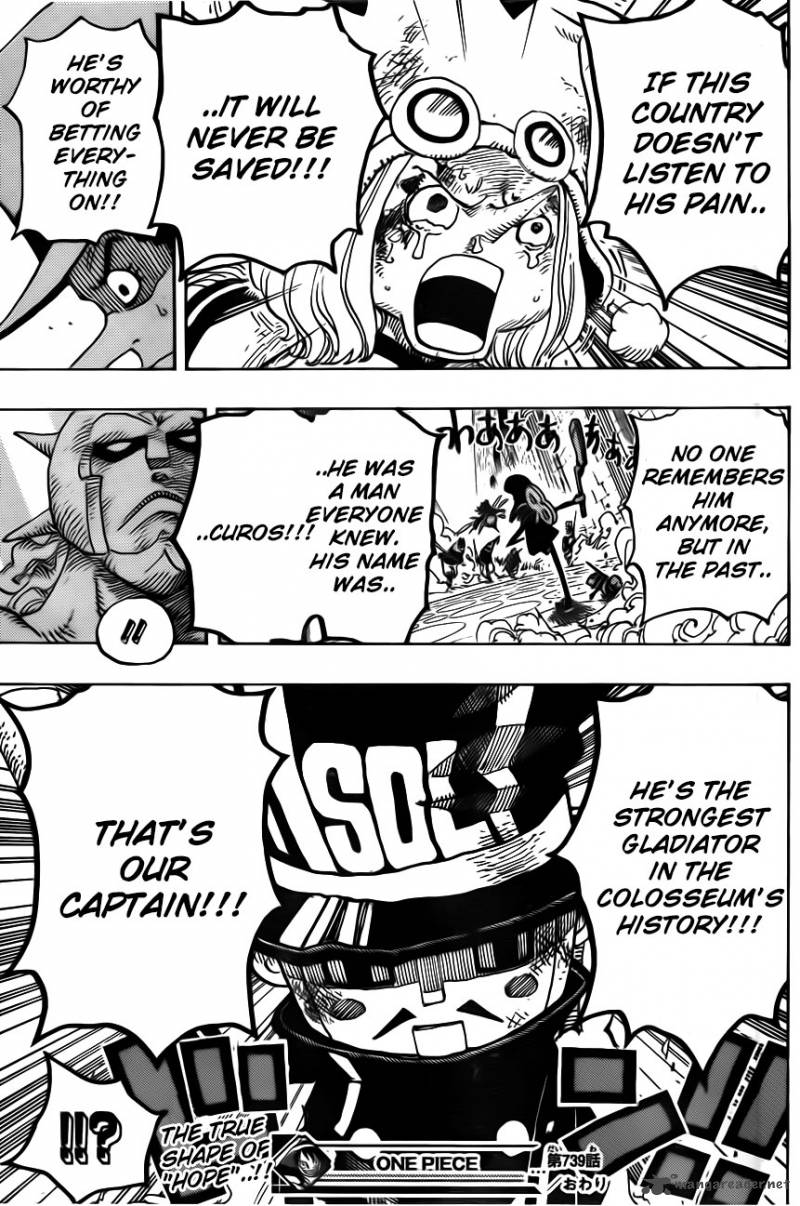 One Piece Chapter 739 — page 21