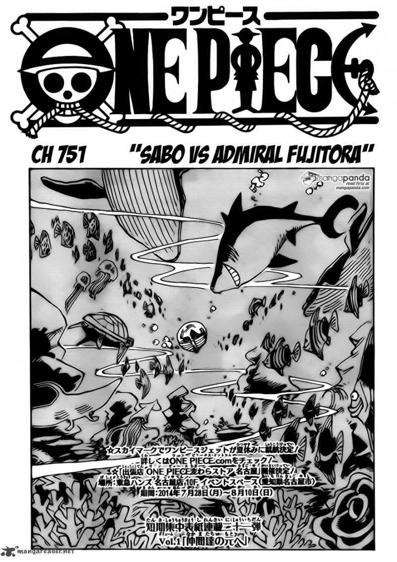 One Piece Chapter 751 — page 1