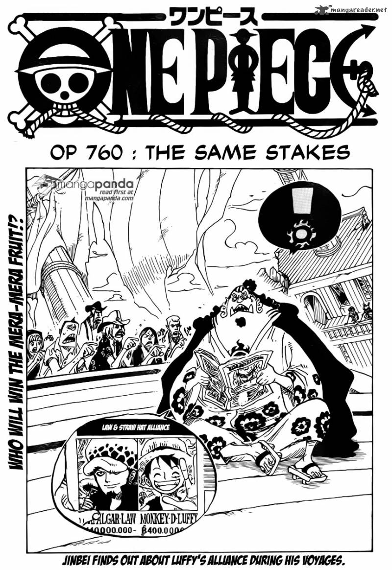 One Piece Chapter 760 — page 1
