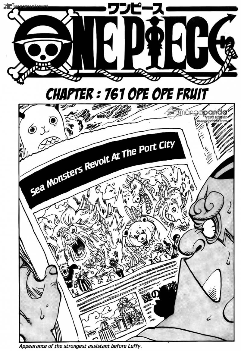 One Piece Chapter 761 — page 1