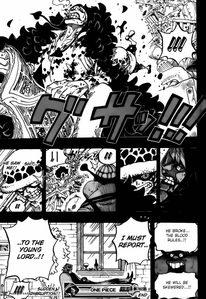 One Piece Chapter 762 — page 16