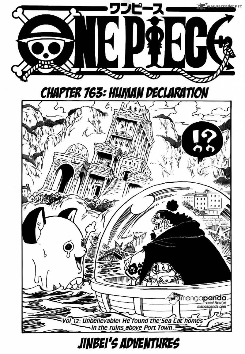 One Piece Chapter 763 — page 1