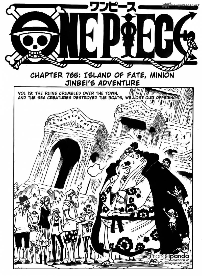 One Piece Chapter 765 — page 1