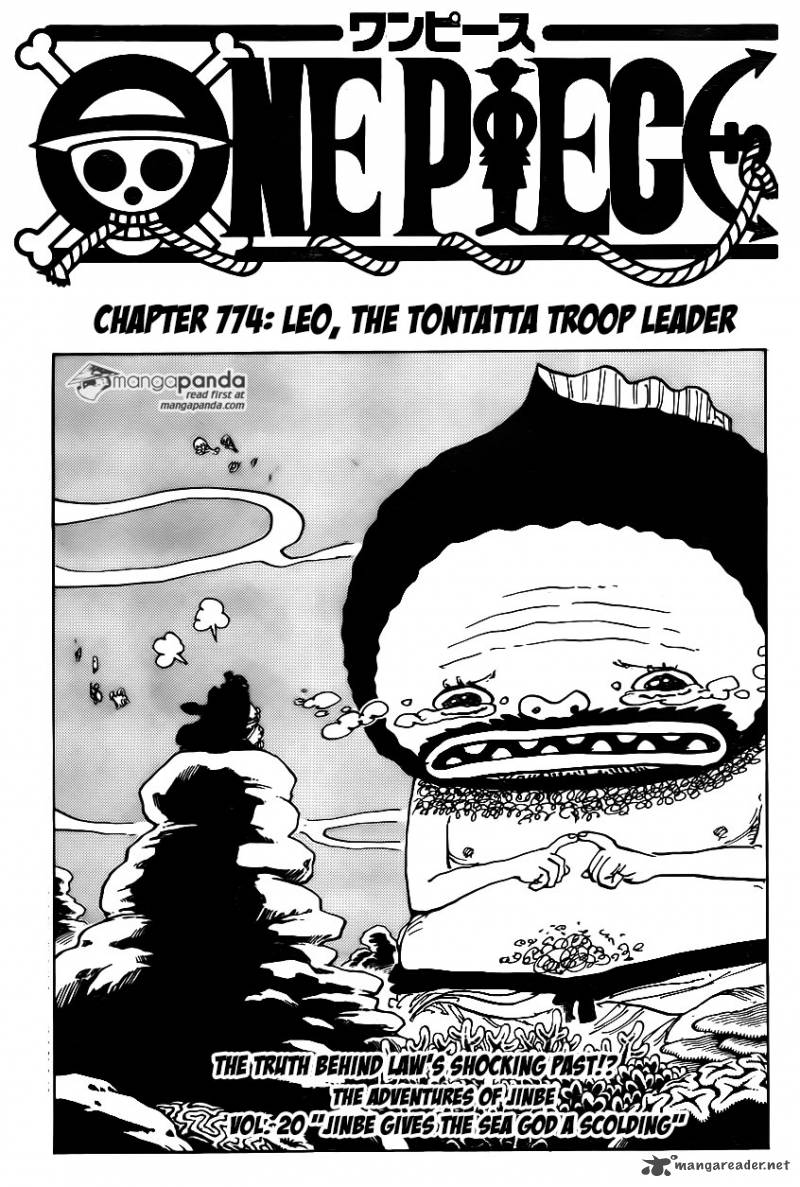 One Piece Chapter 774 — page 1