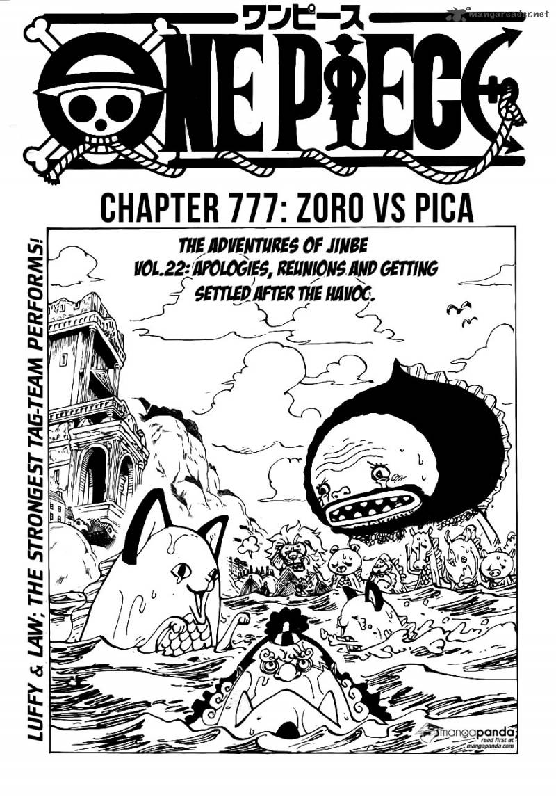 One Piece Chapter 777 — page 1