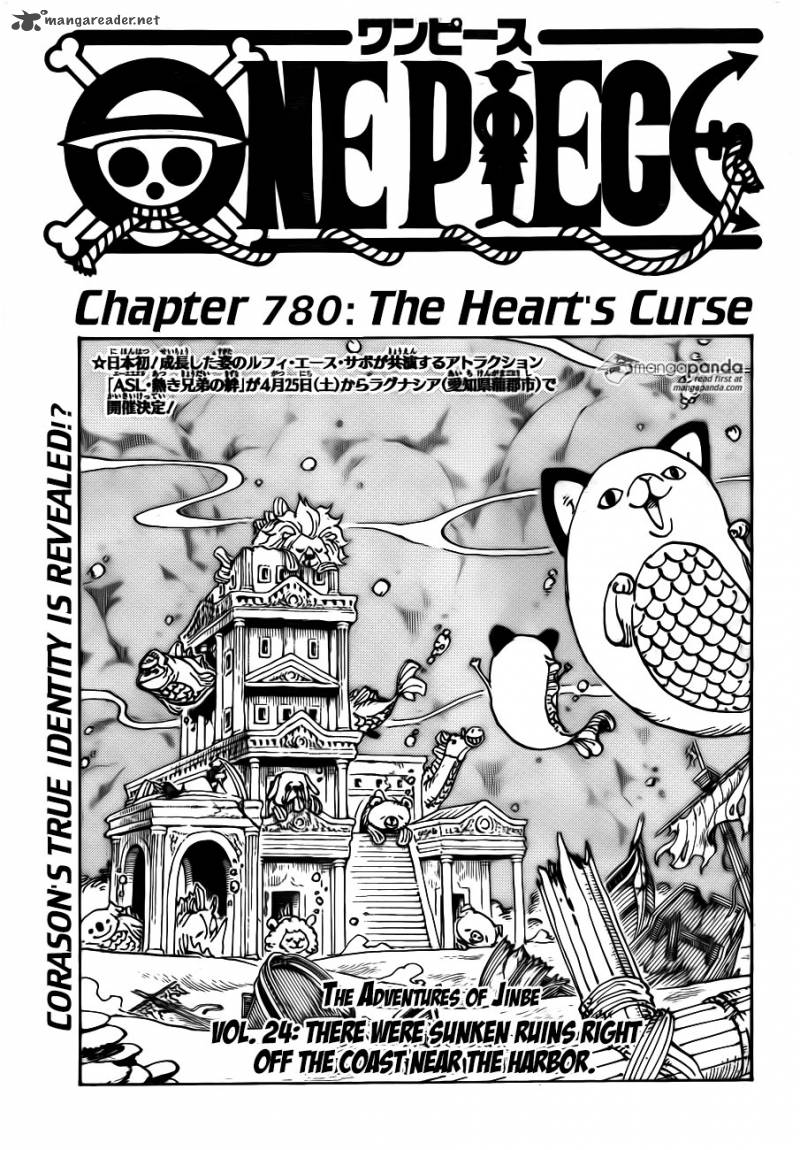 One Piece Chapter 780 — page 1