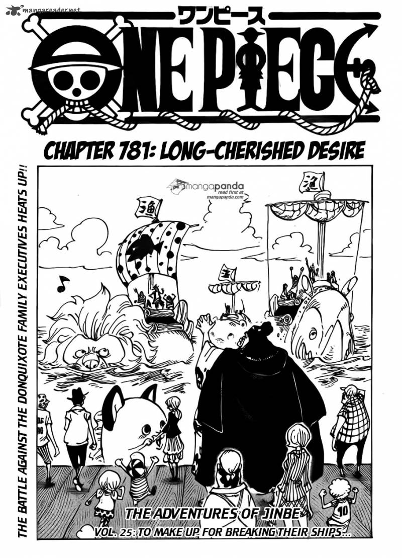 One Piece Chapter 781 — page 1