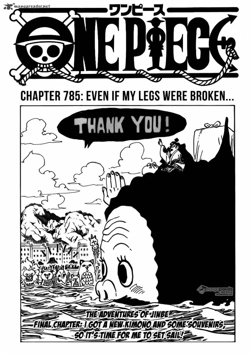 One Piece Chapter 785 — page 1