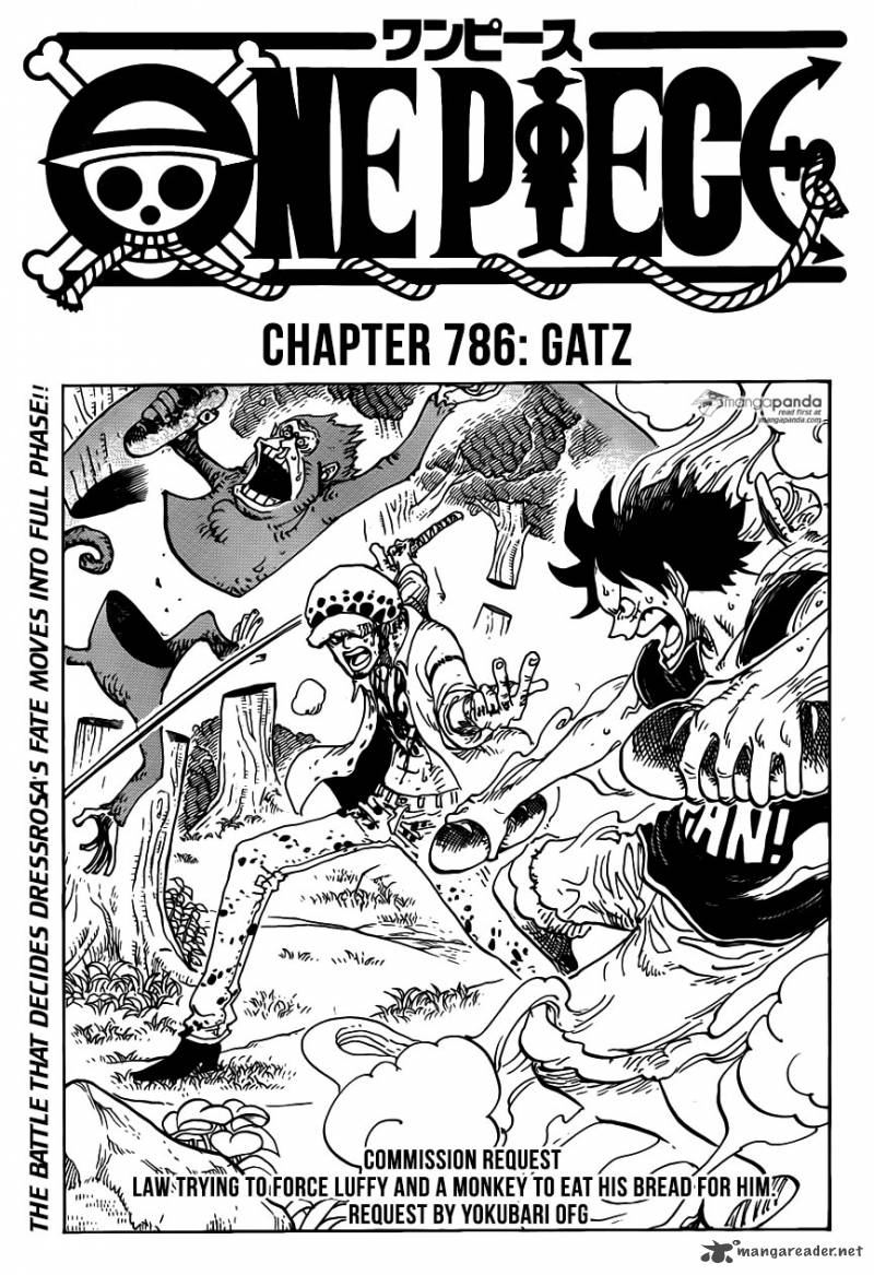 One Piece Chapter 786 — page 1