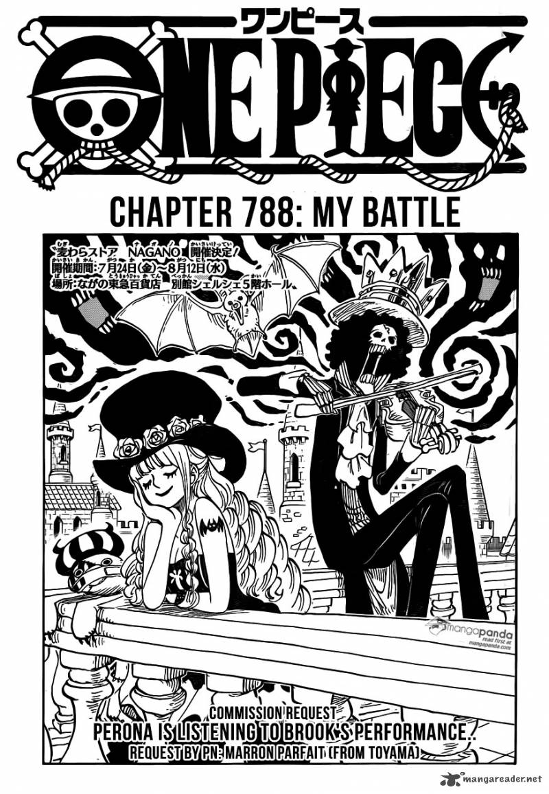 One Piece Chapter 788 — page 1