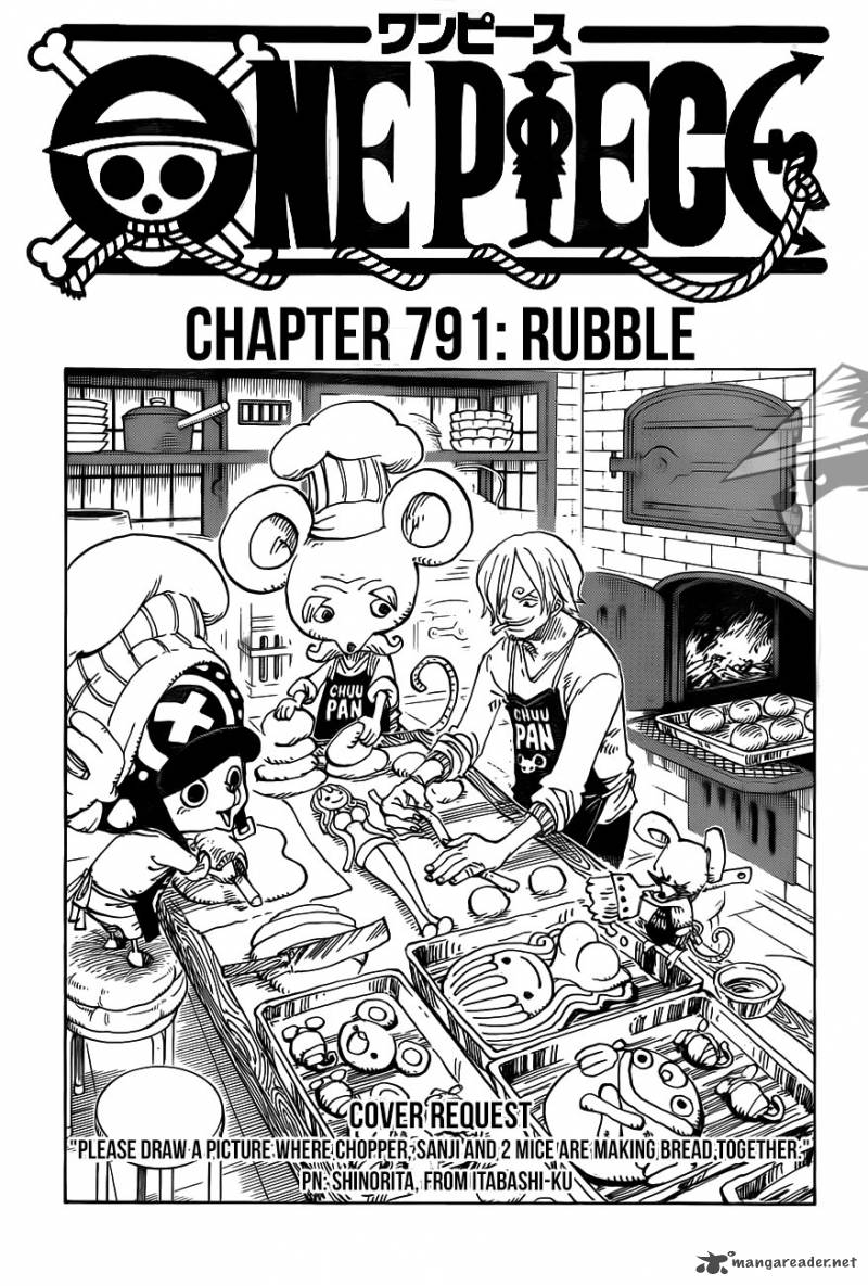 One Piece Chapter 791 — page 1