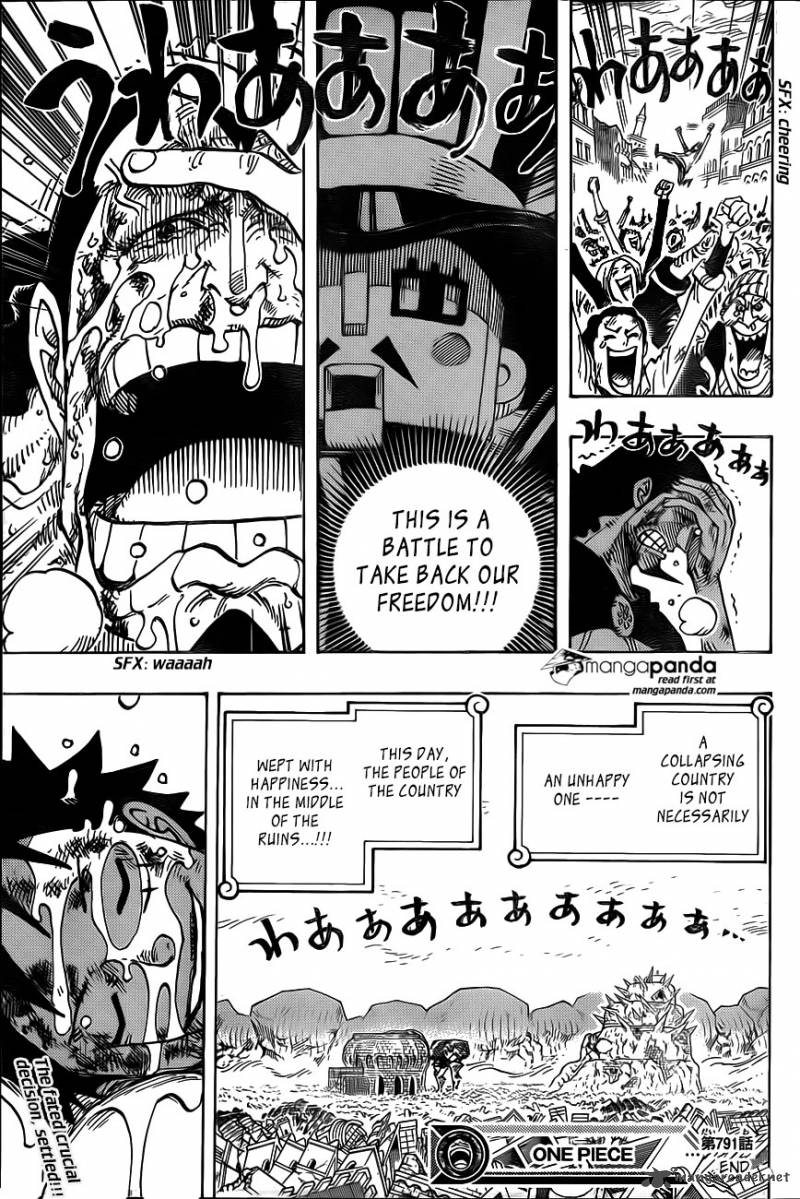One Piece Chapter 791 — page 15