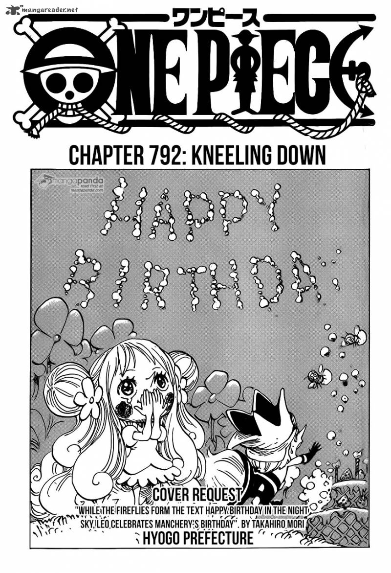 One Piece Chapter 792 — page 1