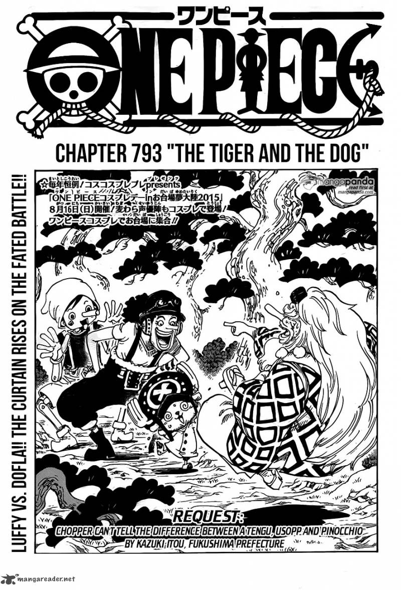 One Piece Chapter 793 — page 1