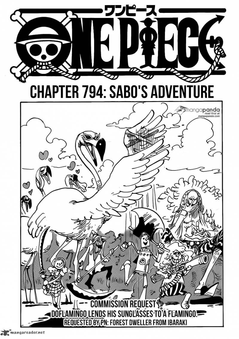 One Piece Chapter 794 — page 1