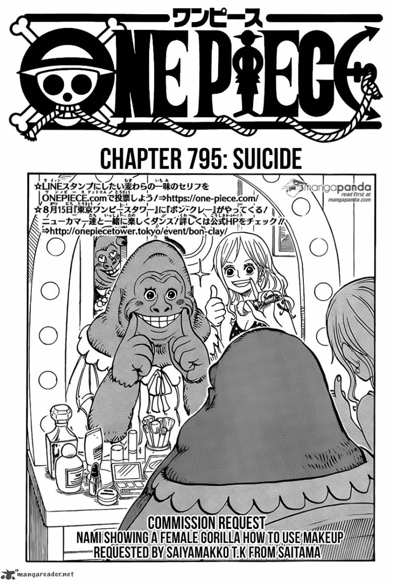 One Piece Chapter 795 — page 1