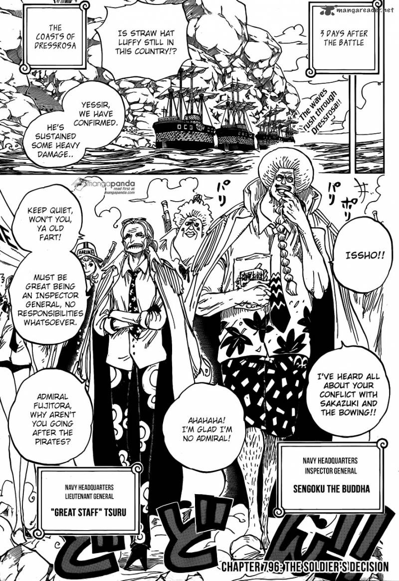 One Piece Chapter 796 — page 3