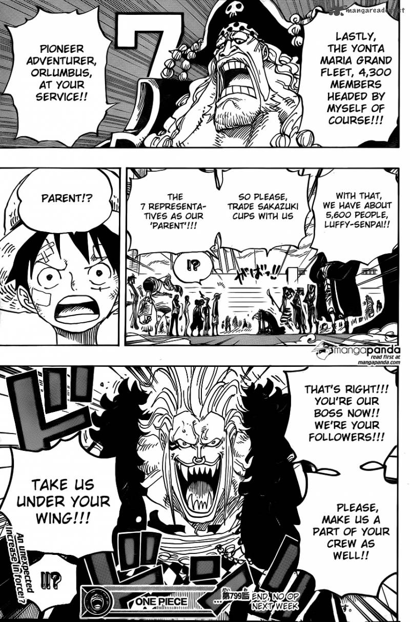 One Piece Chapter 799 — page 14