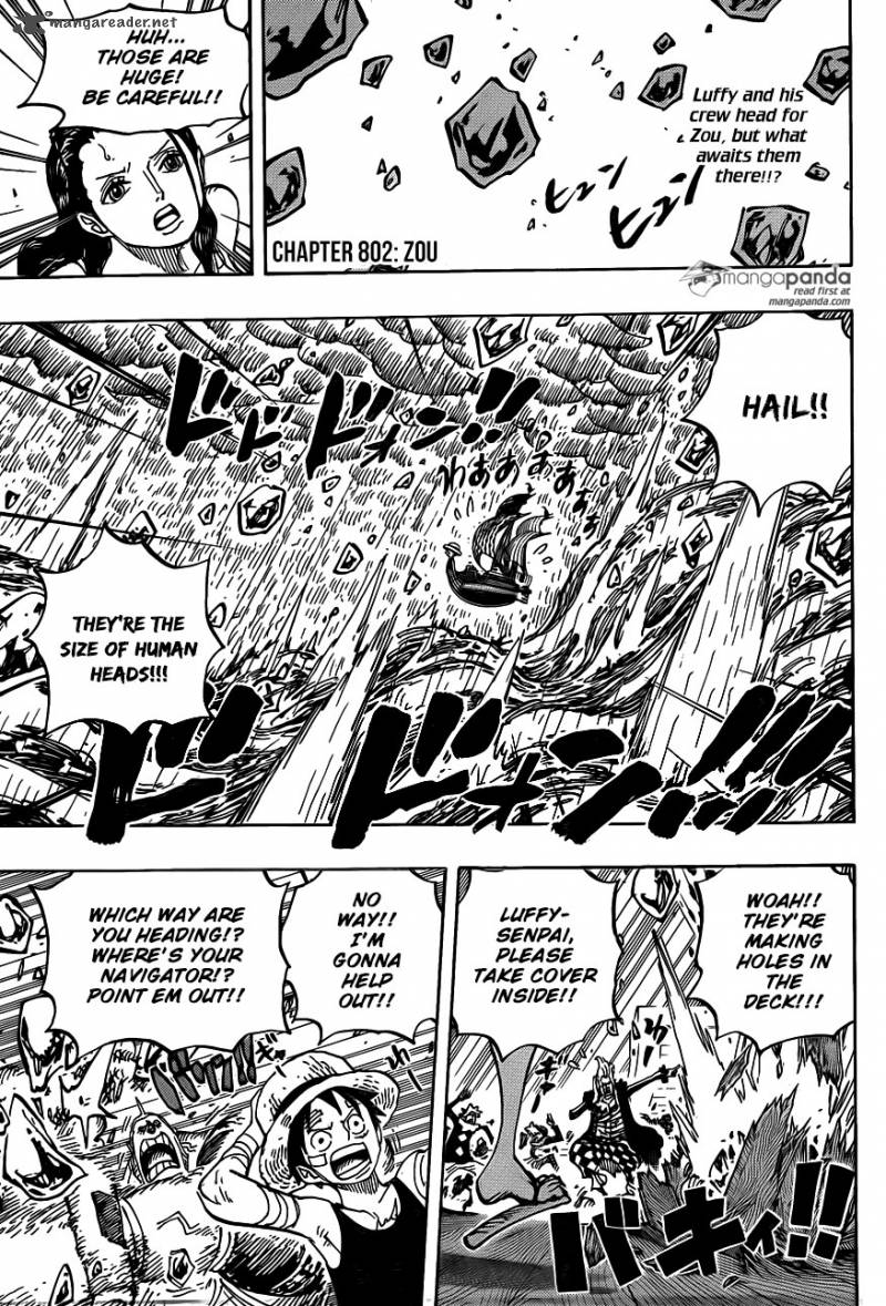 One Piece Chapter 802 — page 3