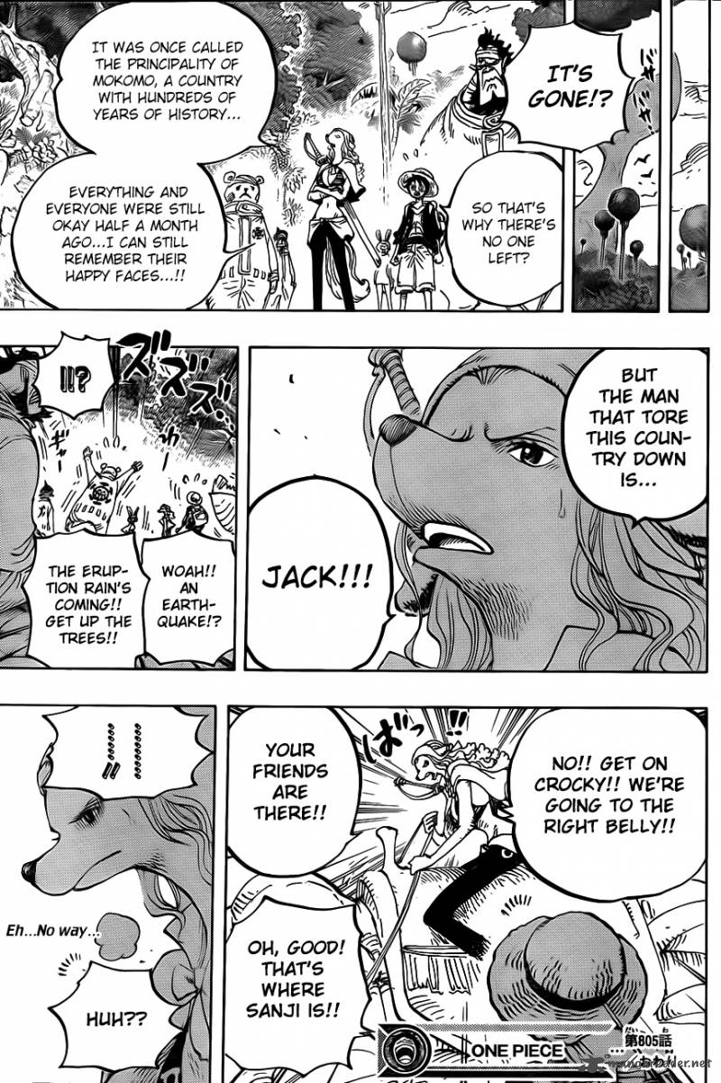 One Piece Chapter 805 — page 16