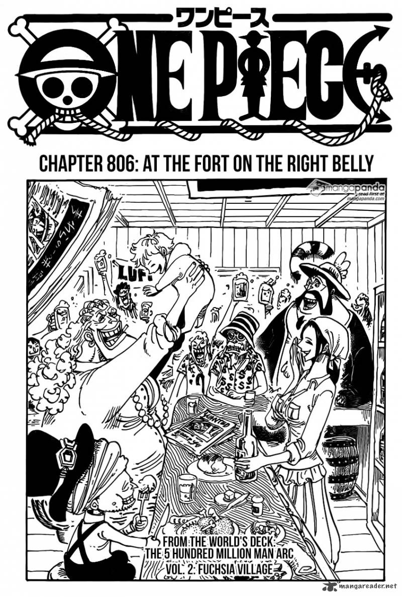 One Piece Chapter 806 — page 1