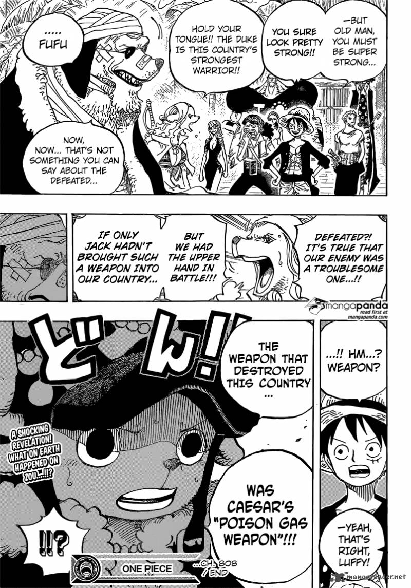 One Piece Chapter 808 — page 18