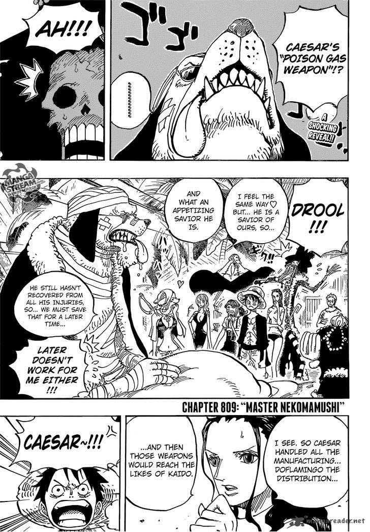 One Piece Chapter 809 — page 5