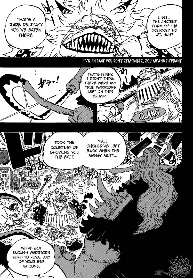 One Piece Chapter 810 — page 5